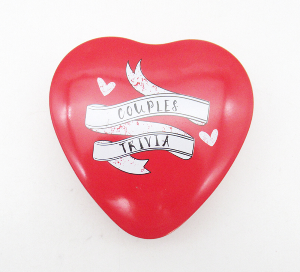 heart shaped tin box
